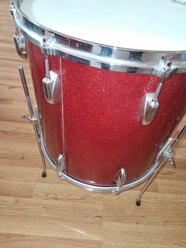 Gretsch 1966 Red Sparkle 4 piece drum set