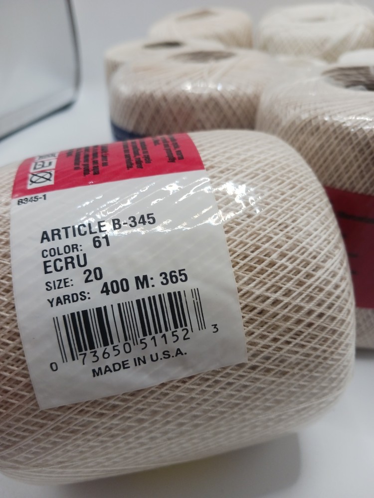 11 Spools of Variety Crochet Thread
