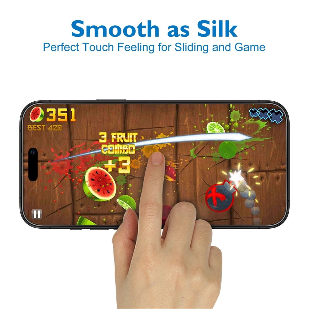 Mothca Matte Glass Screen Protector for iPhone 16 / 15 (6.1 inch)...