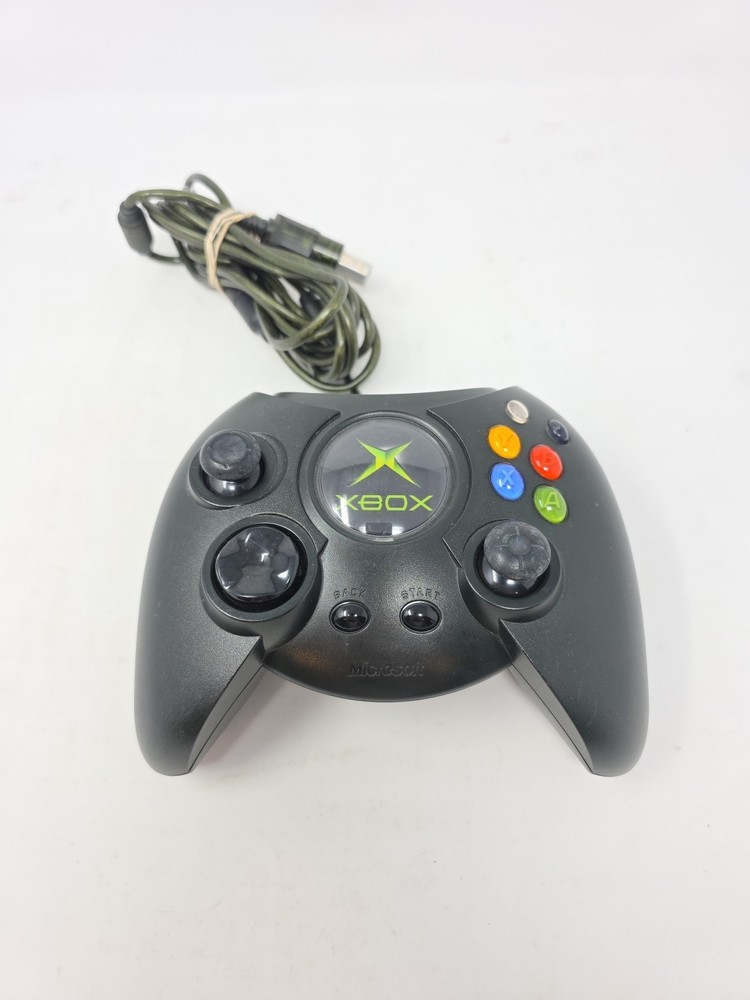 Original Xbox OEM Duke Controller With Breakaway Cable Black Large Tested