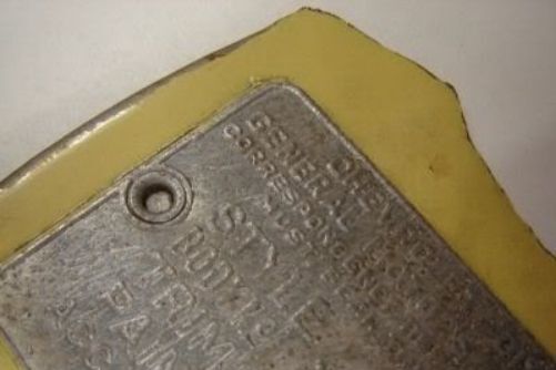 Chevy Firewall Cowl Trim Tag Data Plate Rivets & Instructions FREE USA SHIPPING