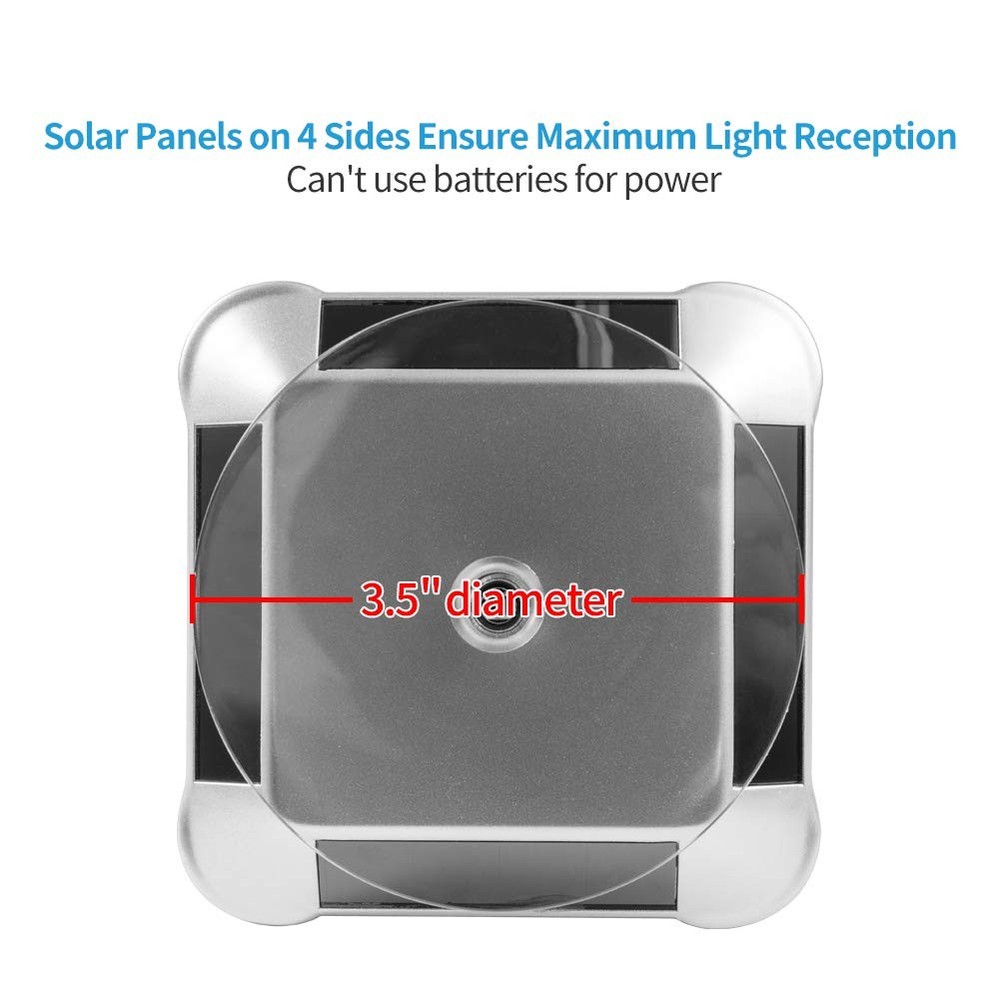 3D Printer UV Resin Curing Light with Solar Turntable 360°Rotating Silver