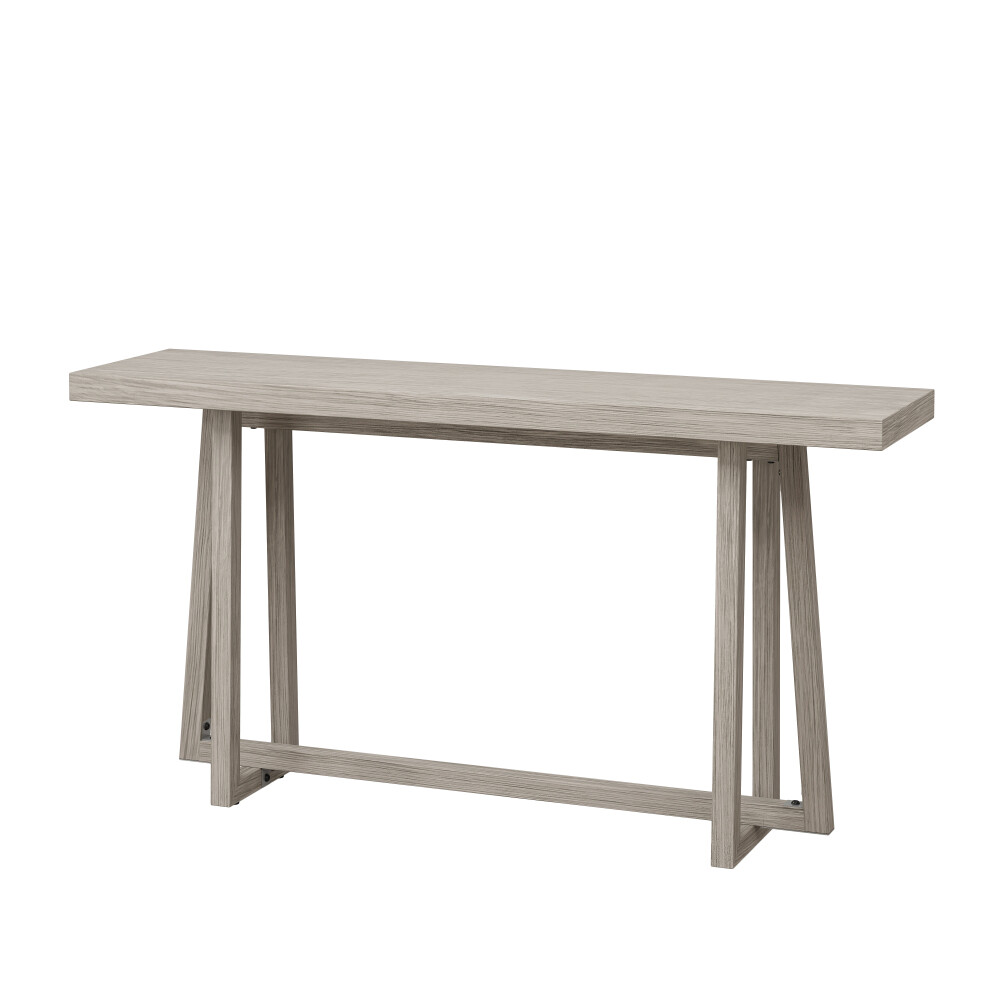 60'' Multi-Purpose Console Table - Weatherproof & 220LBS Capacity (Woodgrain)