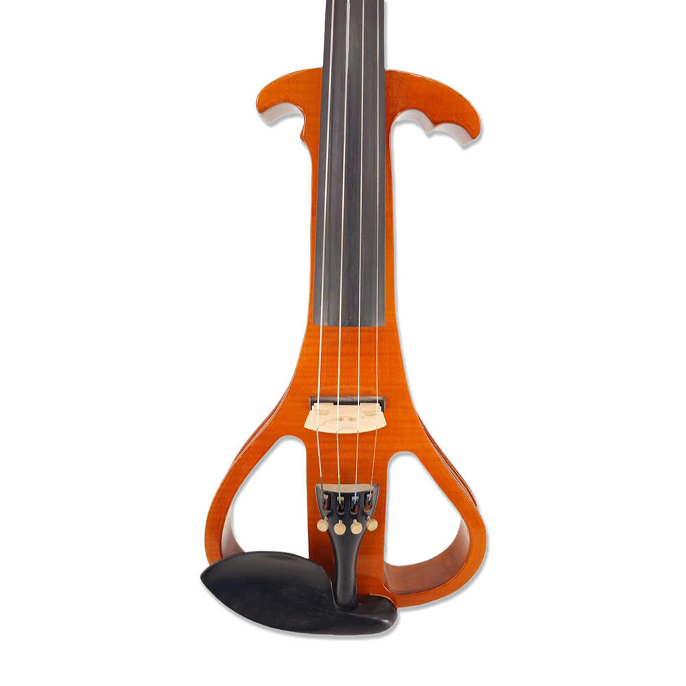 Advanced 4/4 Full Size Electric Violin Solid Wood Comes Free Case Bow