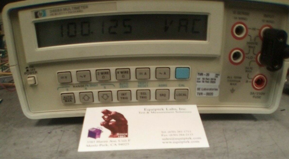 HP 3468A Multimeter CALIBRATED! Excellent Condition