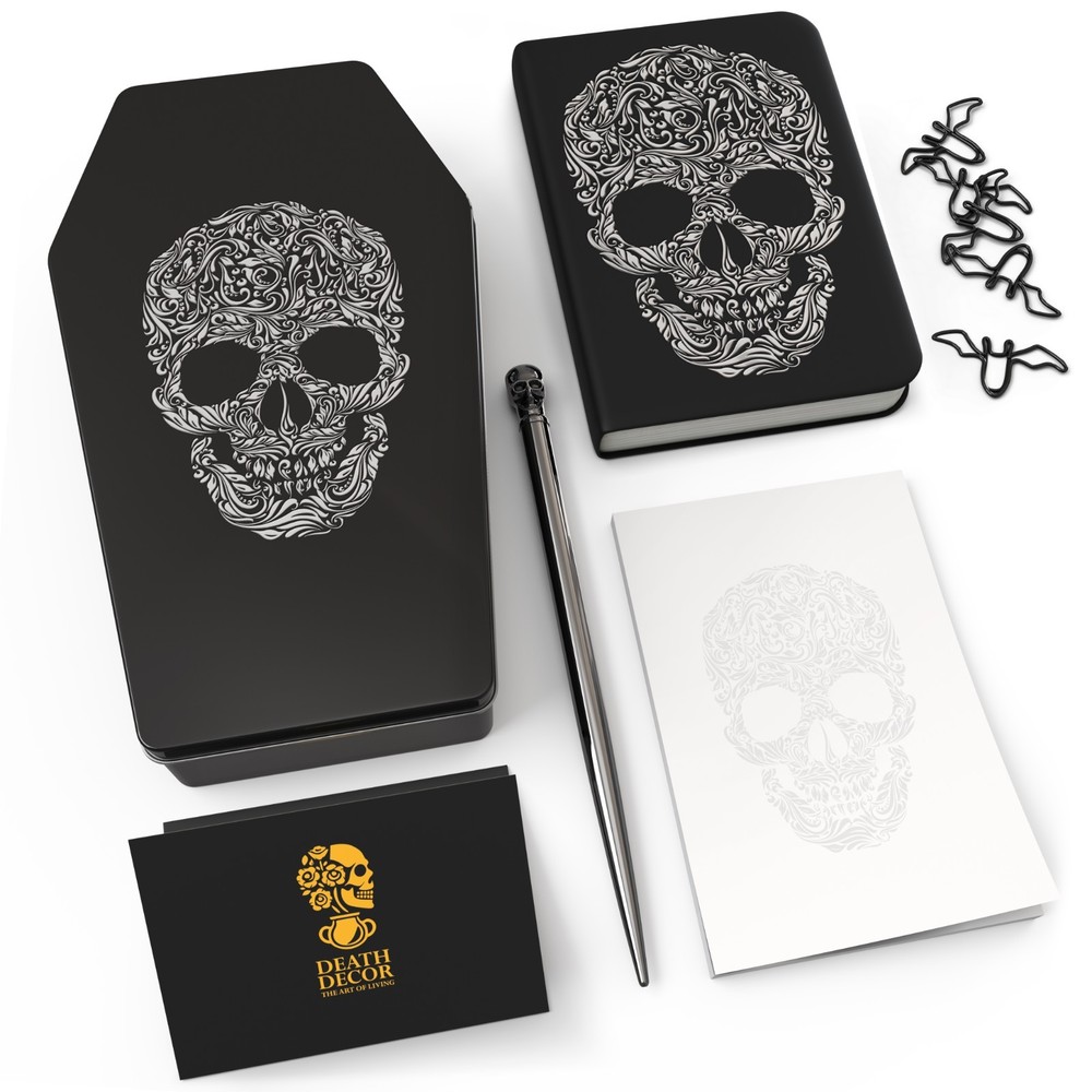 Death Decor Gothic Stationery Gift Set