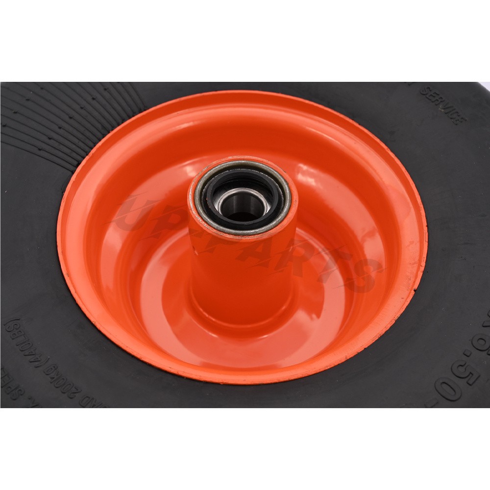 2PK Flat Free Wheel Assembly for Scag 9278 483050 482504 13X6.50-6 13X6.5X6