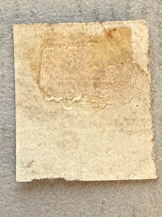 Confederate States 7 / 1862 5c Jefferson Davies Stamp / Used / Fault