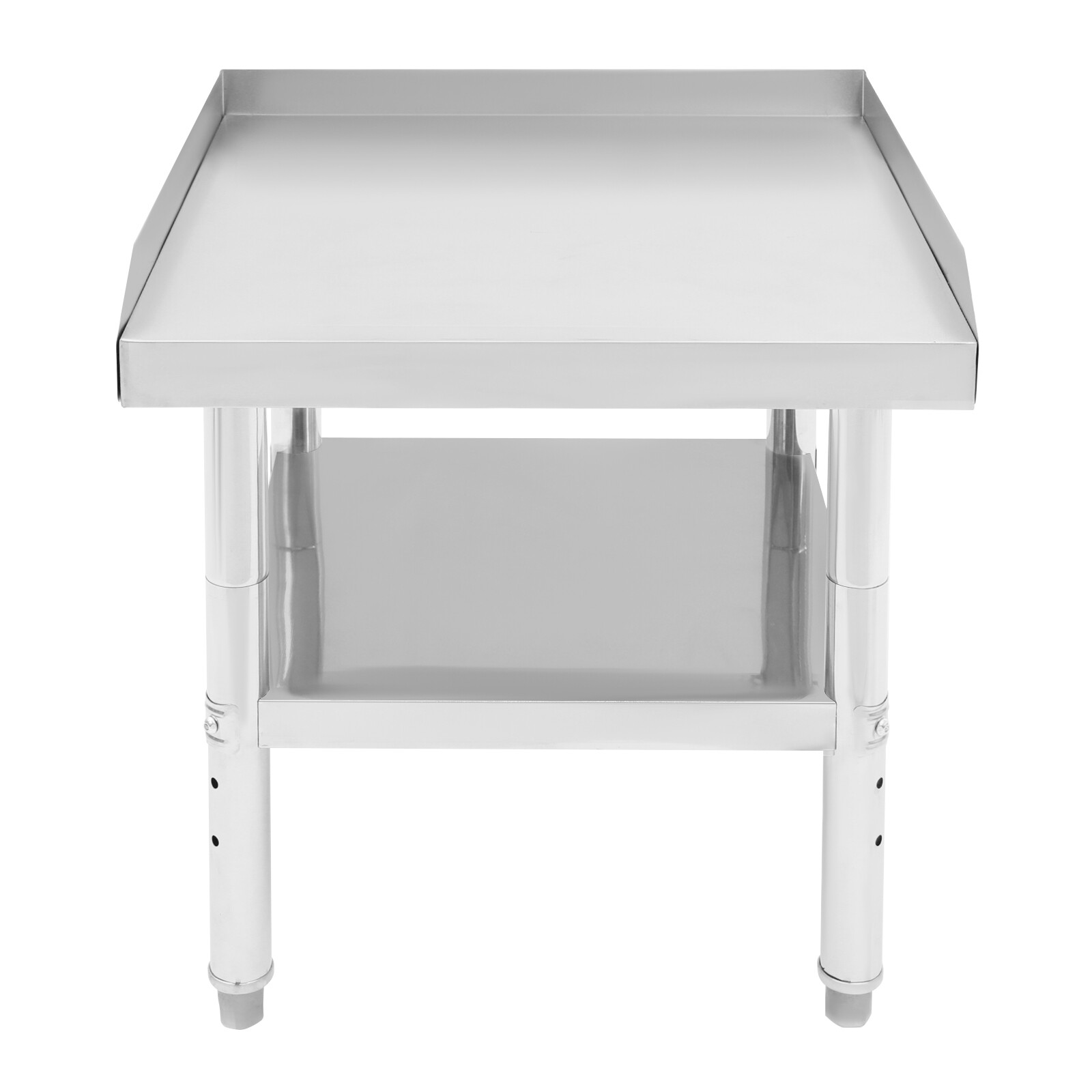 Commercial Kitchen Work Prep Table with Backsplash Stainless Steel Prep Table
