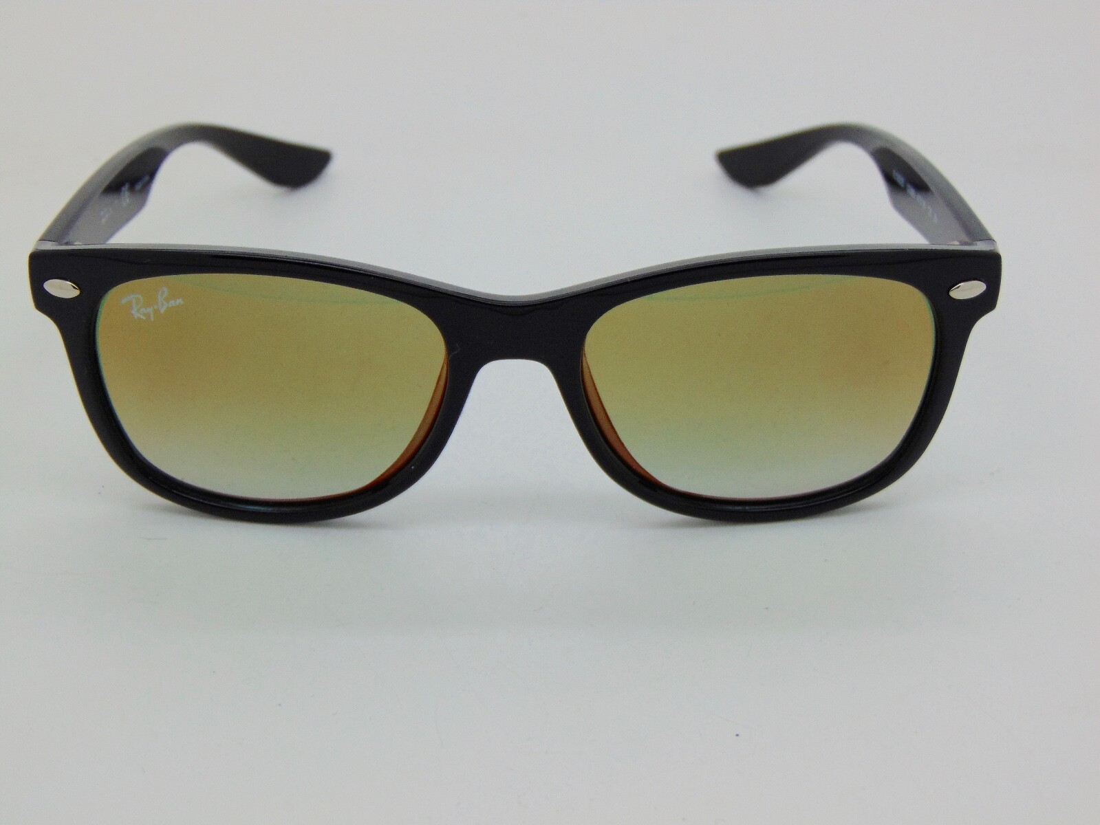 Ray Ban Jr. RJ 9052S 100/W0 New Wayfarer Black Mirrored Kids Sunglasses