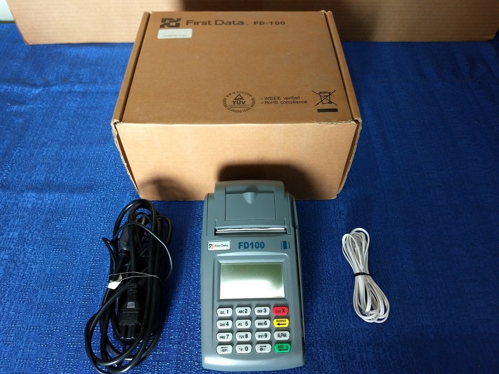 First Data FD100 Credit Card Terminal