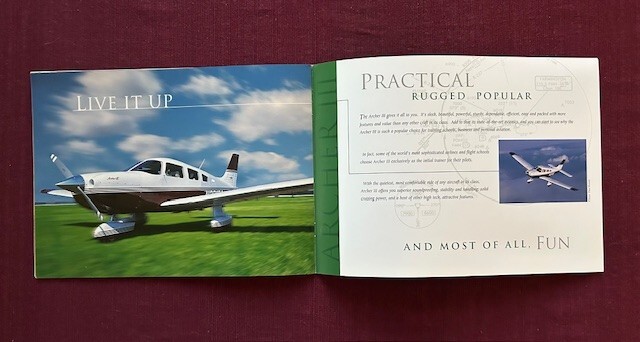 Piper Trainers 2001 Brochure