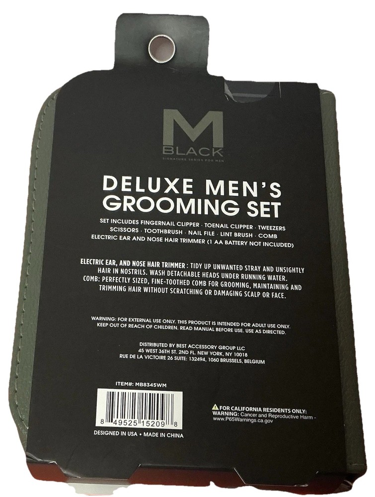 Deluxe Men’s Grooming Set 10 Pc