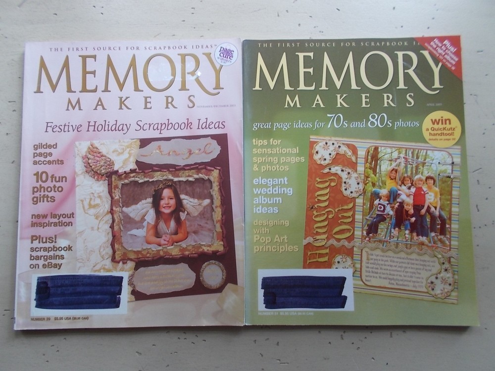 Lot 14 Memory Makers Scrapbook Idea Magazines 2003-2007