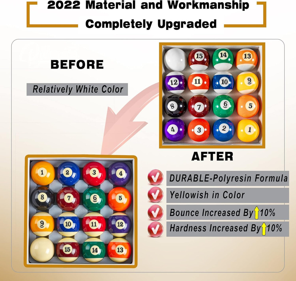 Billiard Balls Set 16 Pool Table Balls