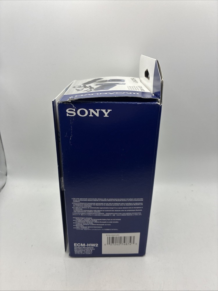SONY ECM-HW2 CONDENSER WIRELESS CONSUMER MICROPHONE W/ BLUETOOTH