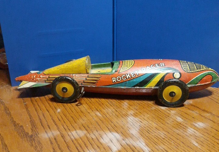 Marx Rocket Racer Wind-up, 1935, Works