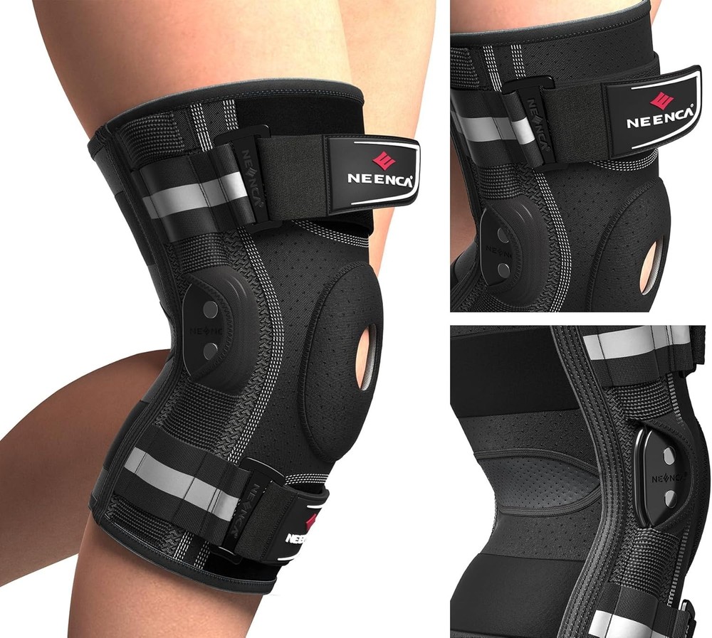 NEENCA Professional Knee Brace - Black, XL