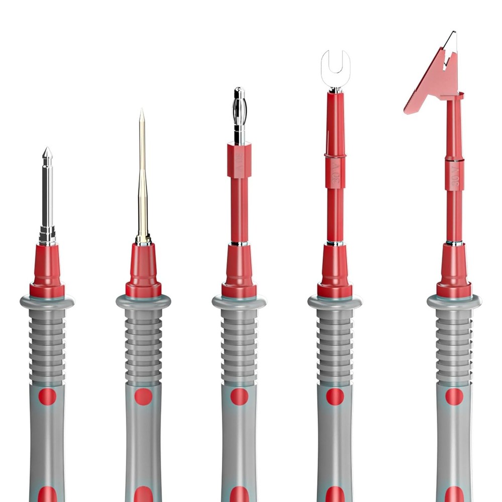 Goupchn Multimeter Test Leads Kit 21PCS Digital Electrical Testing Probes Set wi