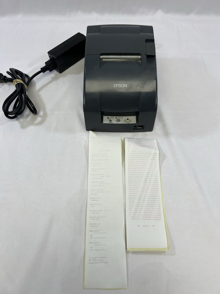 Epson TM-U220B M188B Ethernet Dot Matrix Printer (WORKS)