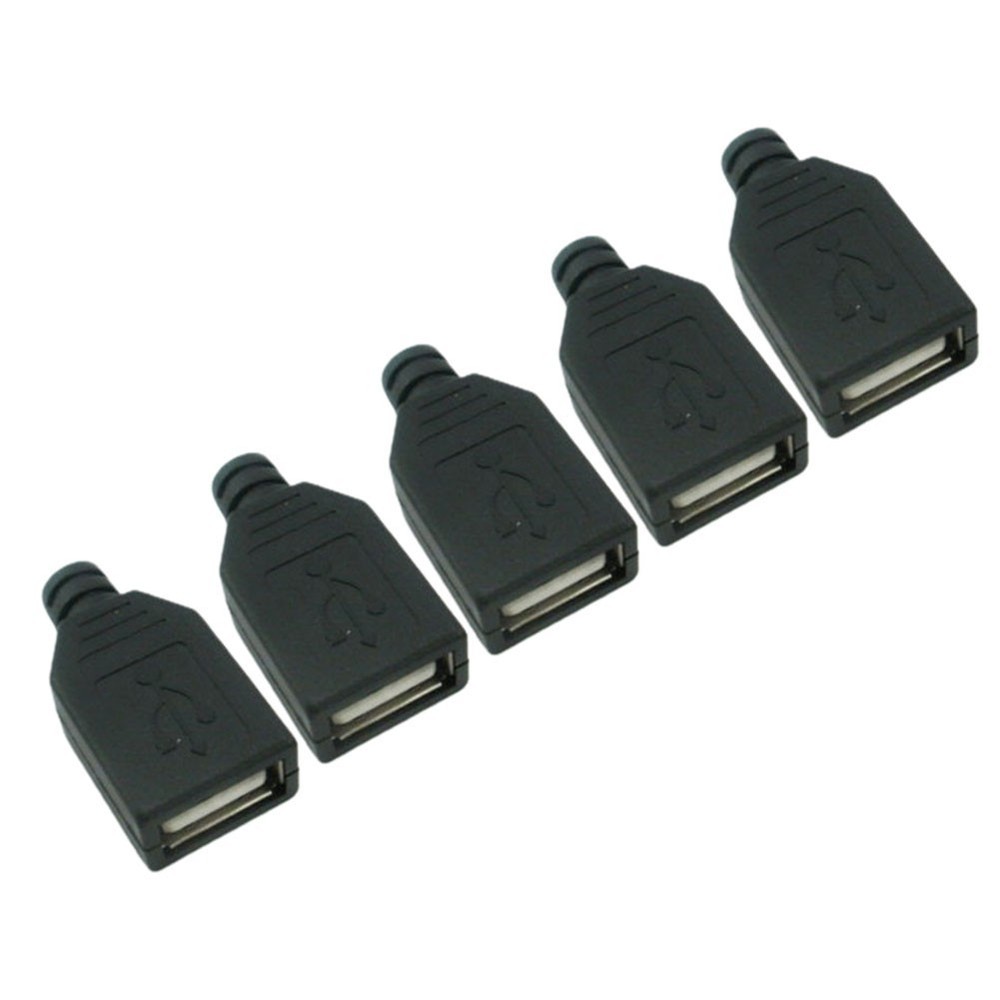 Supplies USB Female Socket Shell Direct Insertion Female Socket Power Charger