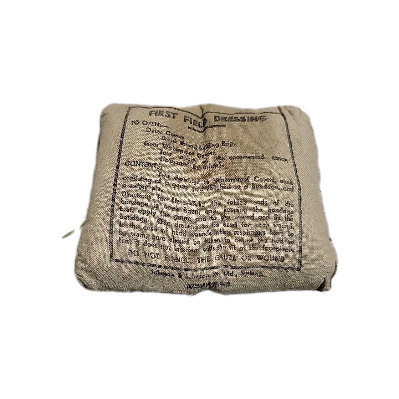 WWII dated 1942 bandage First Aid Field Dressing each E449