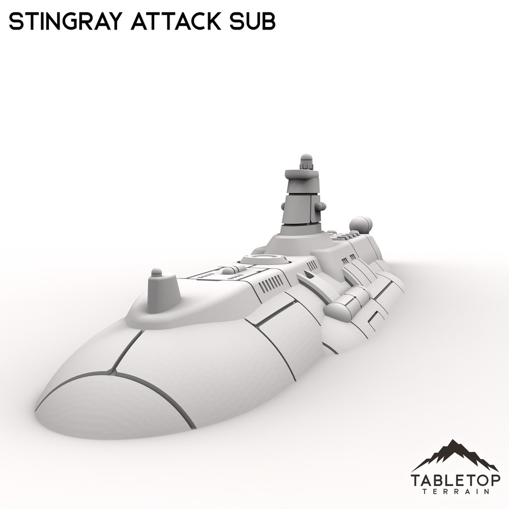 Stingray Attack Sub - Small Scale Mech Wargames 6mm 8mm
