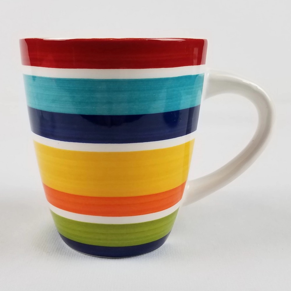 Mainstays Mug - Multicolor Bands/Stripes