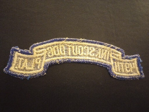 Original Cold War US Army 49th Infantry Scout Dog Platoon Scroll Arc Tab Patch