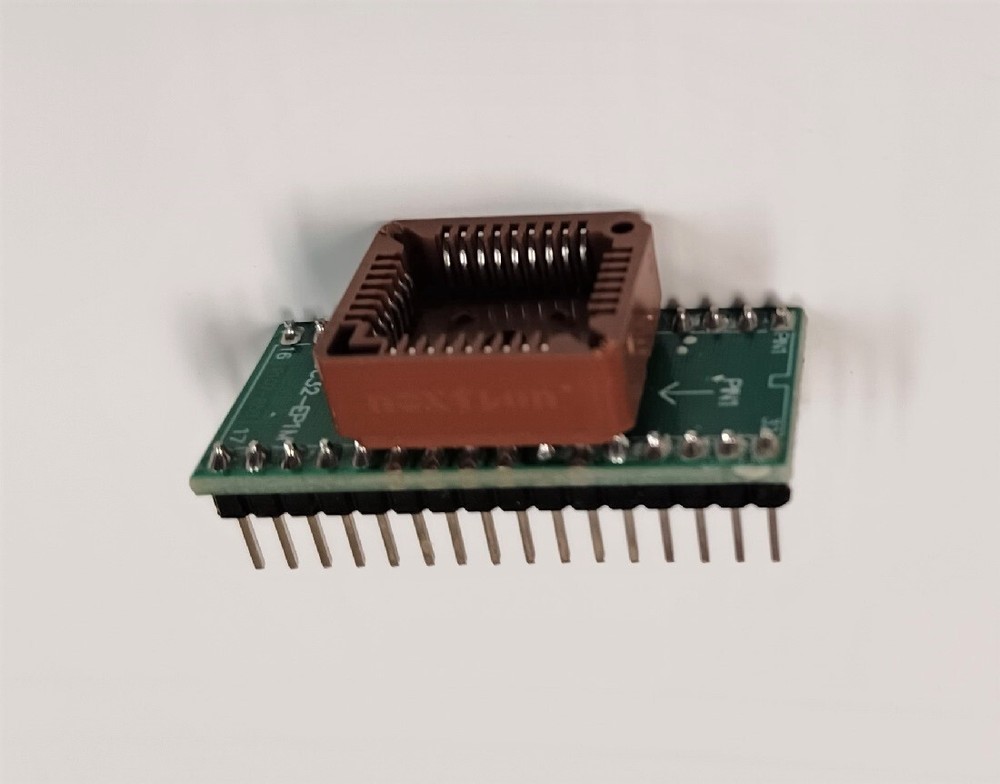 PLCC-32 to DIP-32 Adapter for Prom Programmer, IC Socket Converter, New.