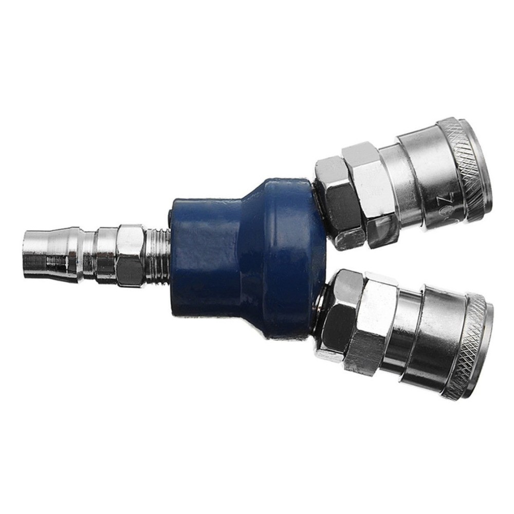 Quick Connector C-type 0.90" Air Compressor Manifold Multi Hose Coupler Fitting