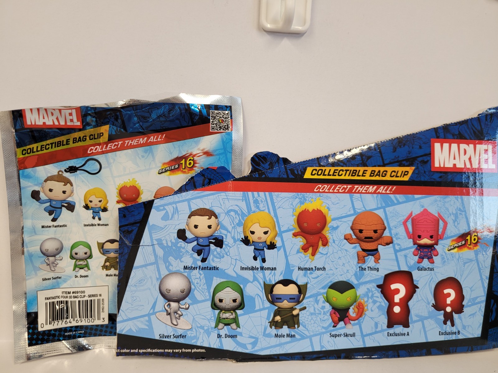 3D Foam Figural Key Chain Clip Monogram Blind Bag Marvel Series 16 Galactus