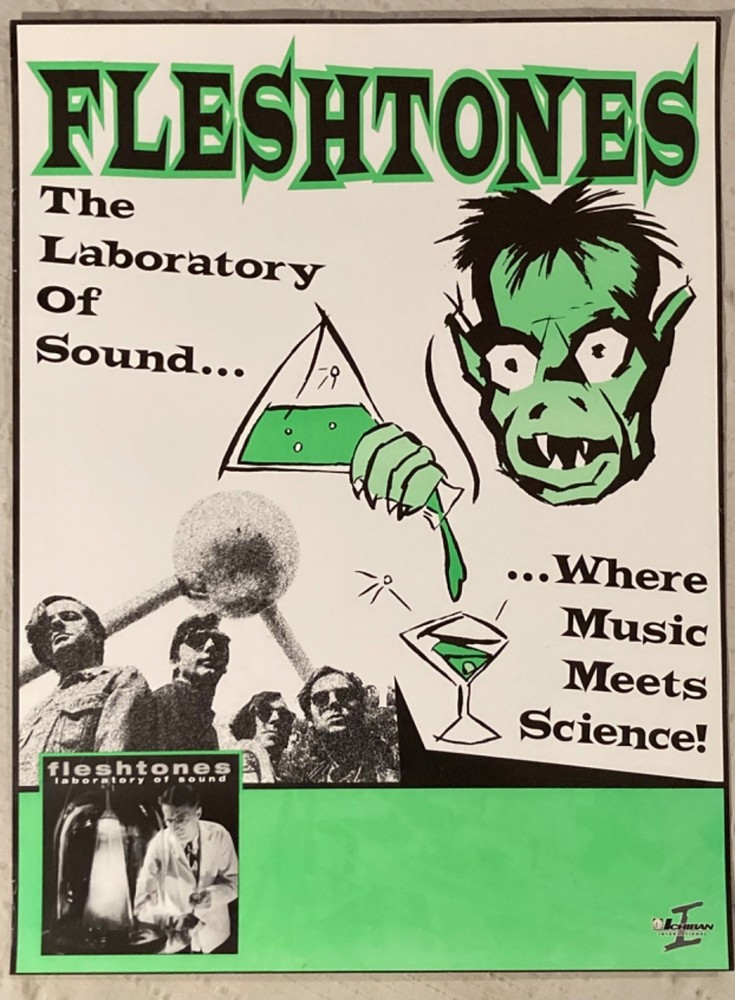 Fleshtones 1995 Promo Poster The Laboratory Of Sound