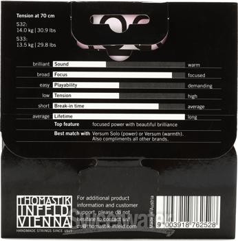 Thomastik-Infeld S3233 Spirocore Cello C & G String Set - Tungsten Wound