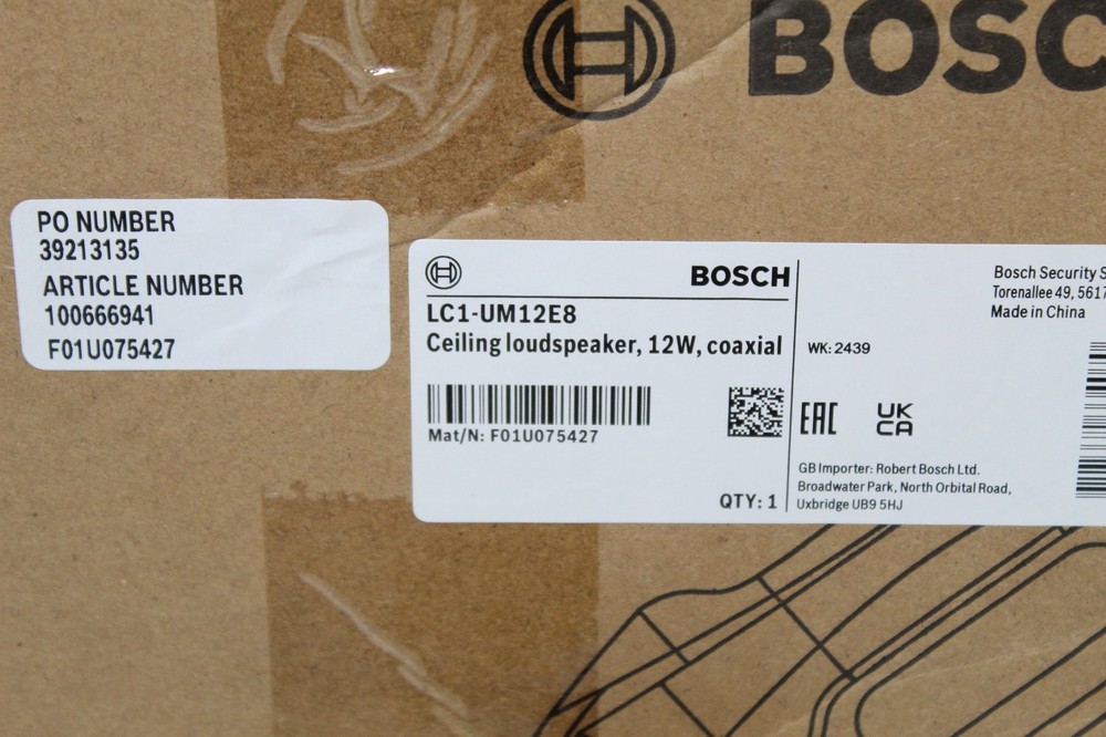 Bosch Ceiling loud speaker LC1-UM12E8