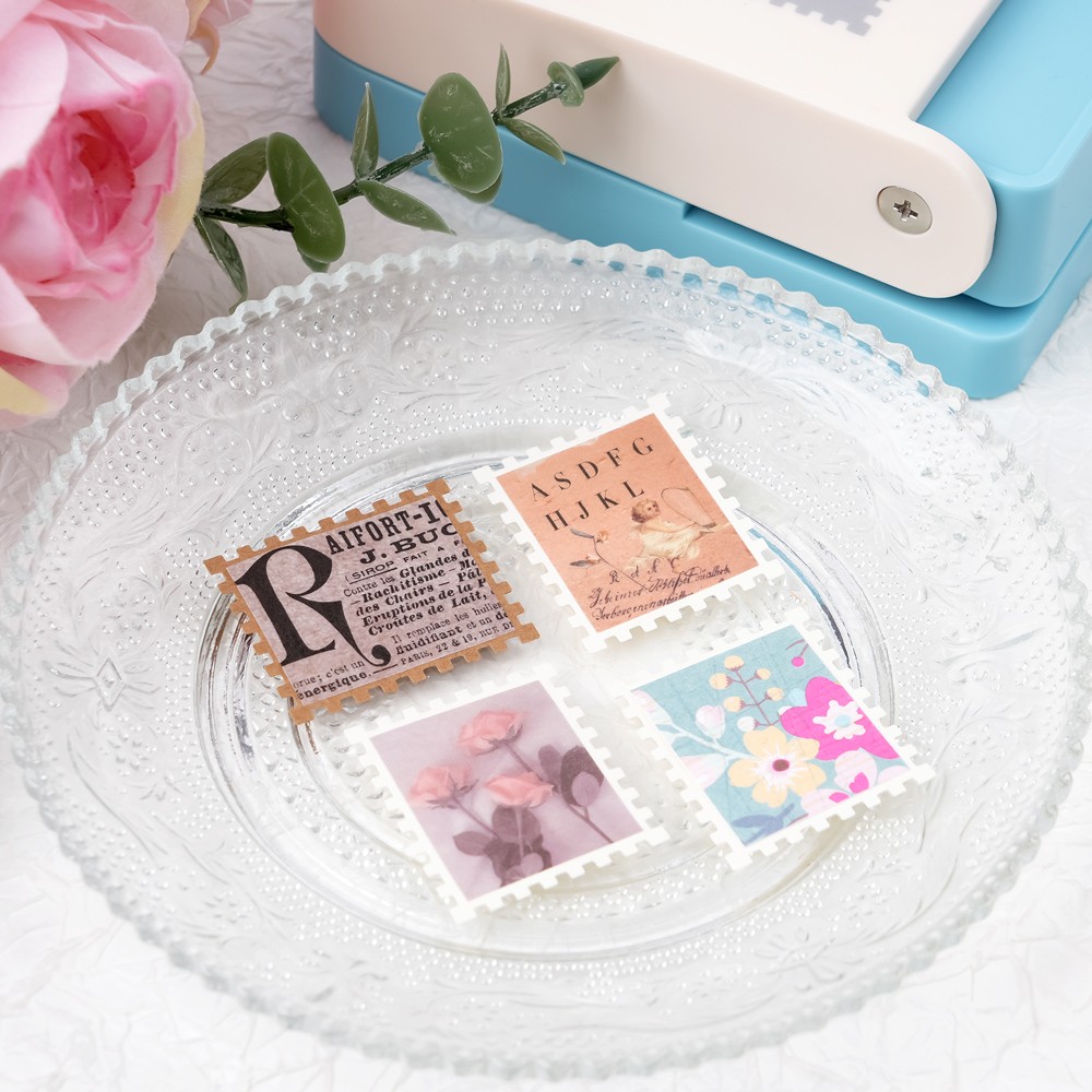 Large Rectangular Postage Stamp Punch Craft Punch for Paper Craft Scrapbooking