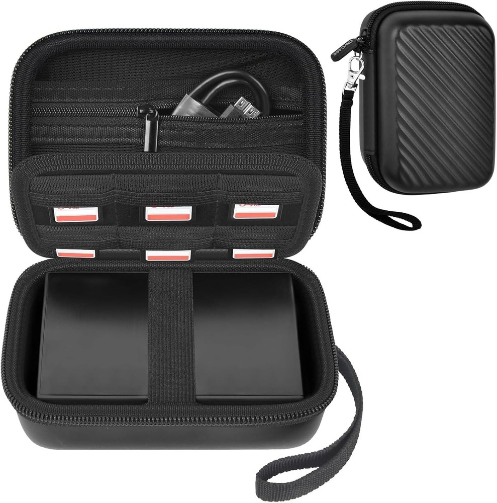 Slim & Durable External Hard Drive Case for Travel - Fits Seagate & WD Elements