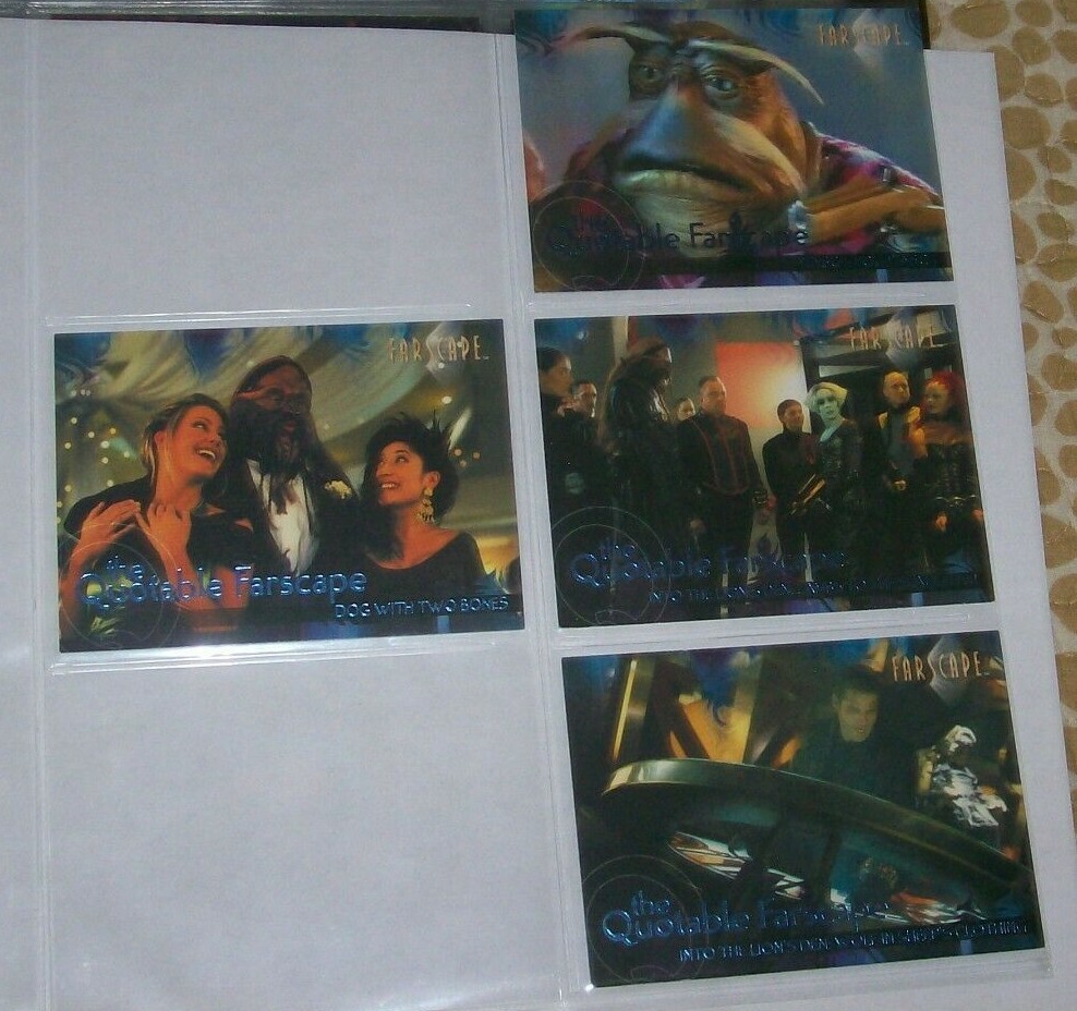 FARSCAPE: Insert Lot: Quotable Q 23 - 44 (SEE DESCRIPTION)