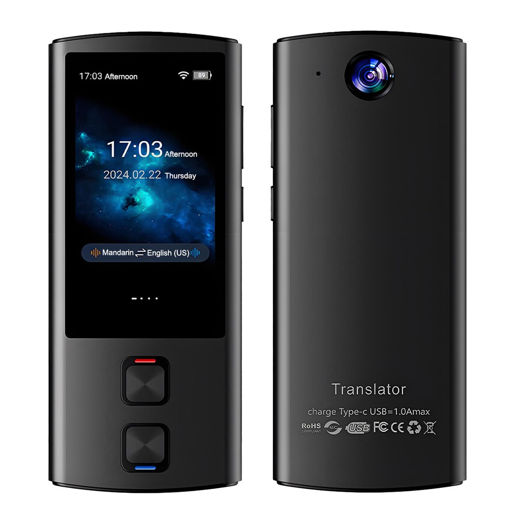 Offline Smart Translator Voice Wifi Translation Bluetooth-Support 138 Language