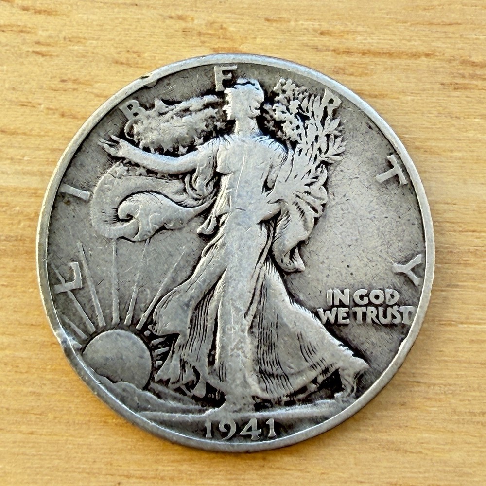 1941-P Walking Liberty Half Dollar – 90% Silver Coin