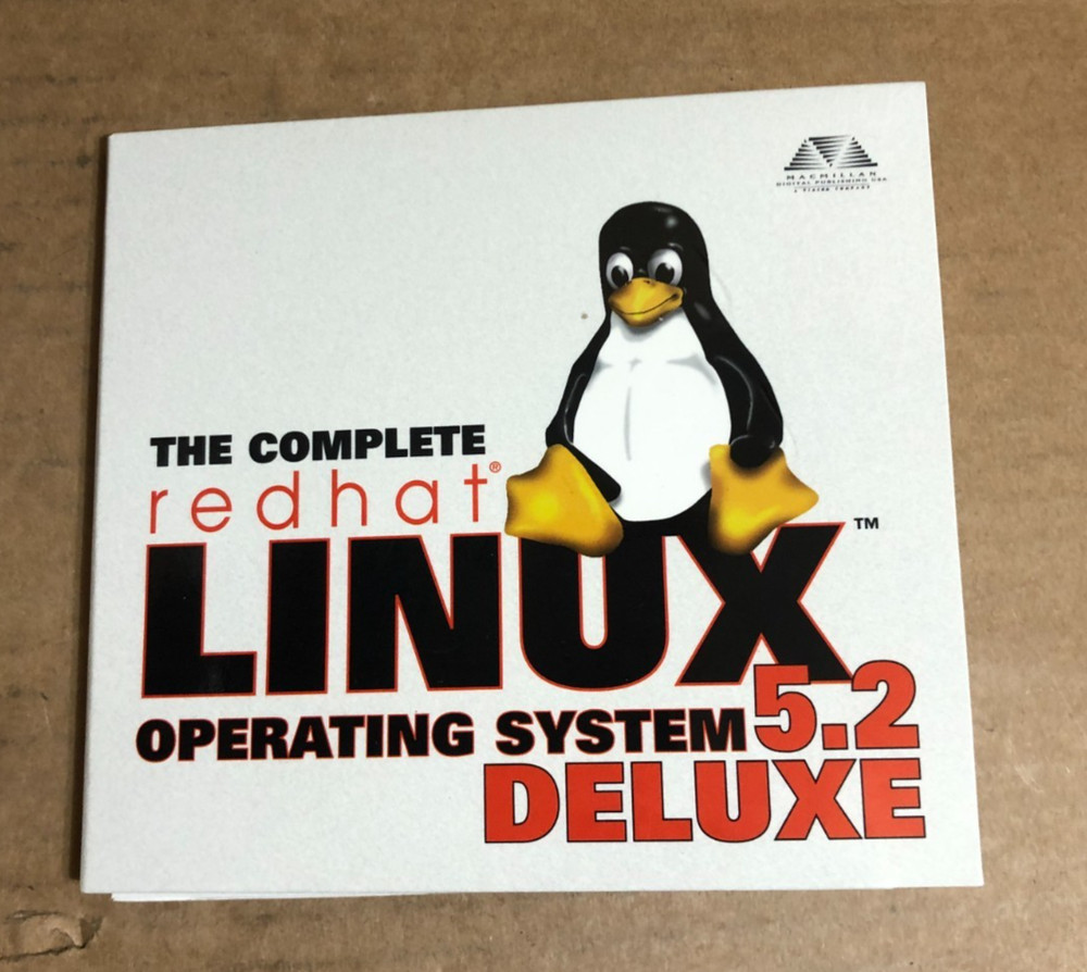 Official Red Hat Linux 5.2 OS (1998) CD 2 & Bonus Disc Vintage Software **