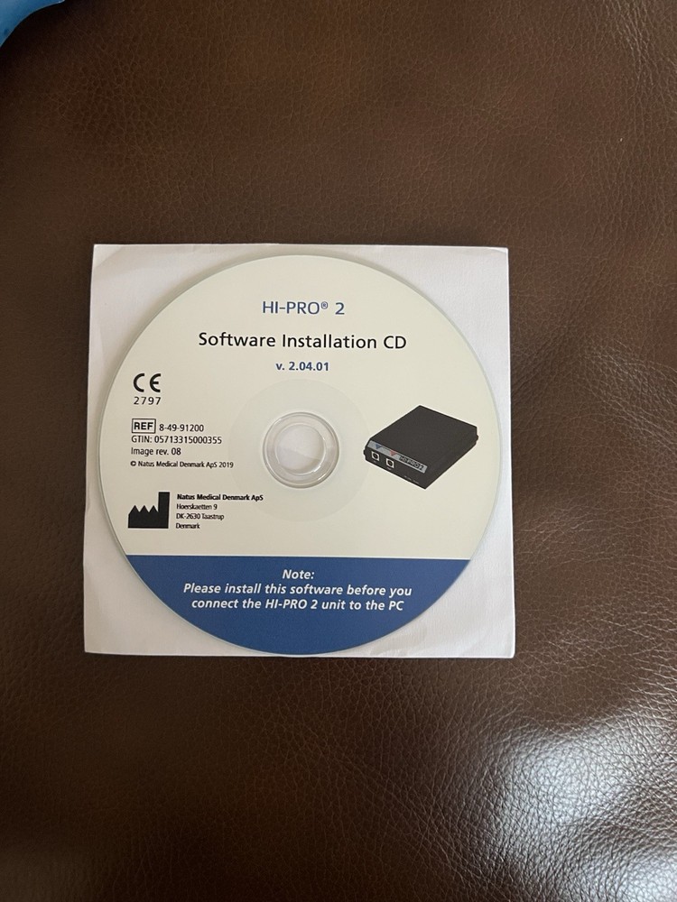 HI-PRO 2 Software Installation CD