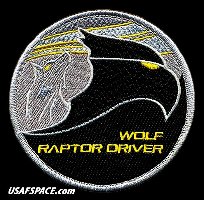 USAF 3D OPERATIONS SUPPORT SQ -F-22- WOLF RAPTOR DRIVER -ORIGINAL VEL PATCH