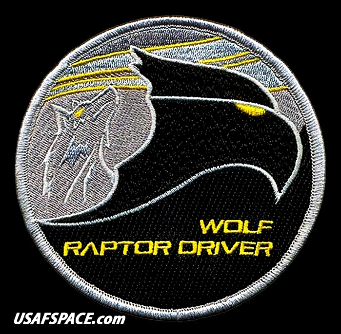 USAF 3D OPERATIONS SUPPORT SQ -F-22- WOLF RAPTOR DRIVER -ORIGINAL VEL PATCH