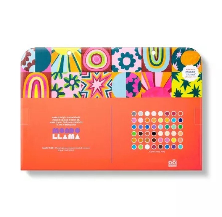 96ct Acrylic Paint Pot Set - Mondo Llama