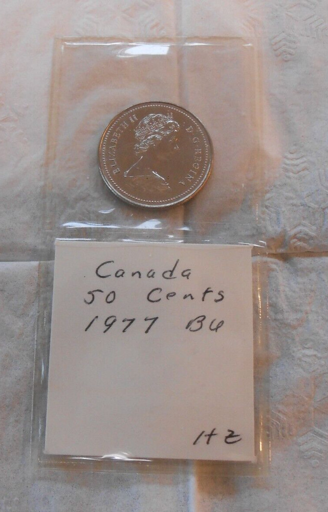 Canada 1977 BU 50 Cent Coin