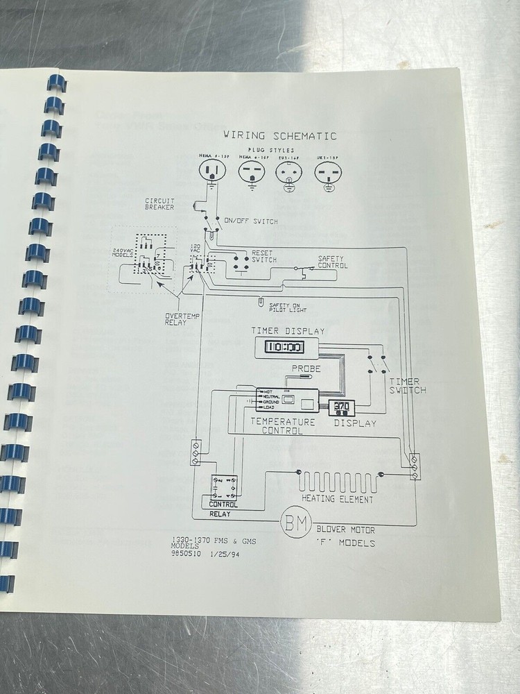 VWR Scientific Microprocessor Controlled Ovens - Users Manual /Instructions Book