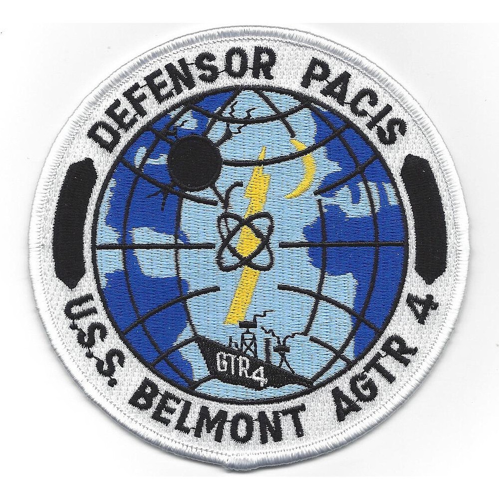 USS Belmont AGTR-4 Technical Research Ship Patch
