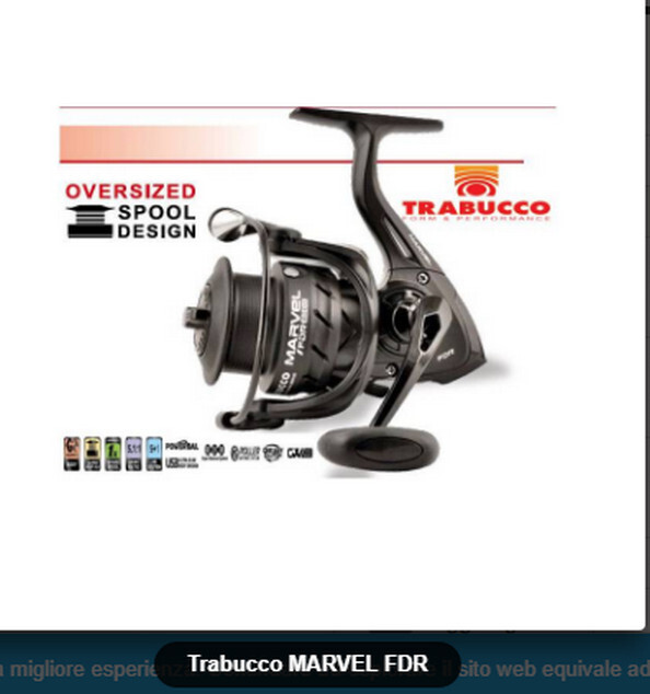 Trabucco Marvel Feeder Distance 5500 Reel Oversize spool