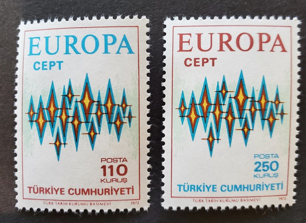 Turkey stamps Scott # 1907-1908 Mint never hinged